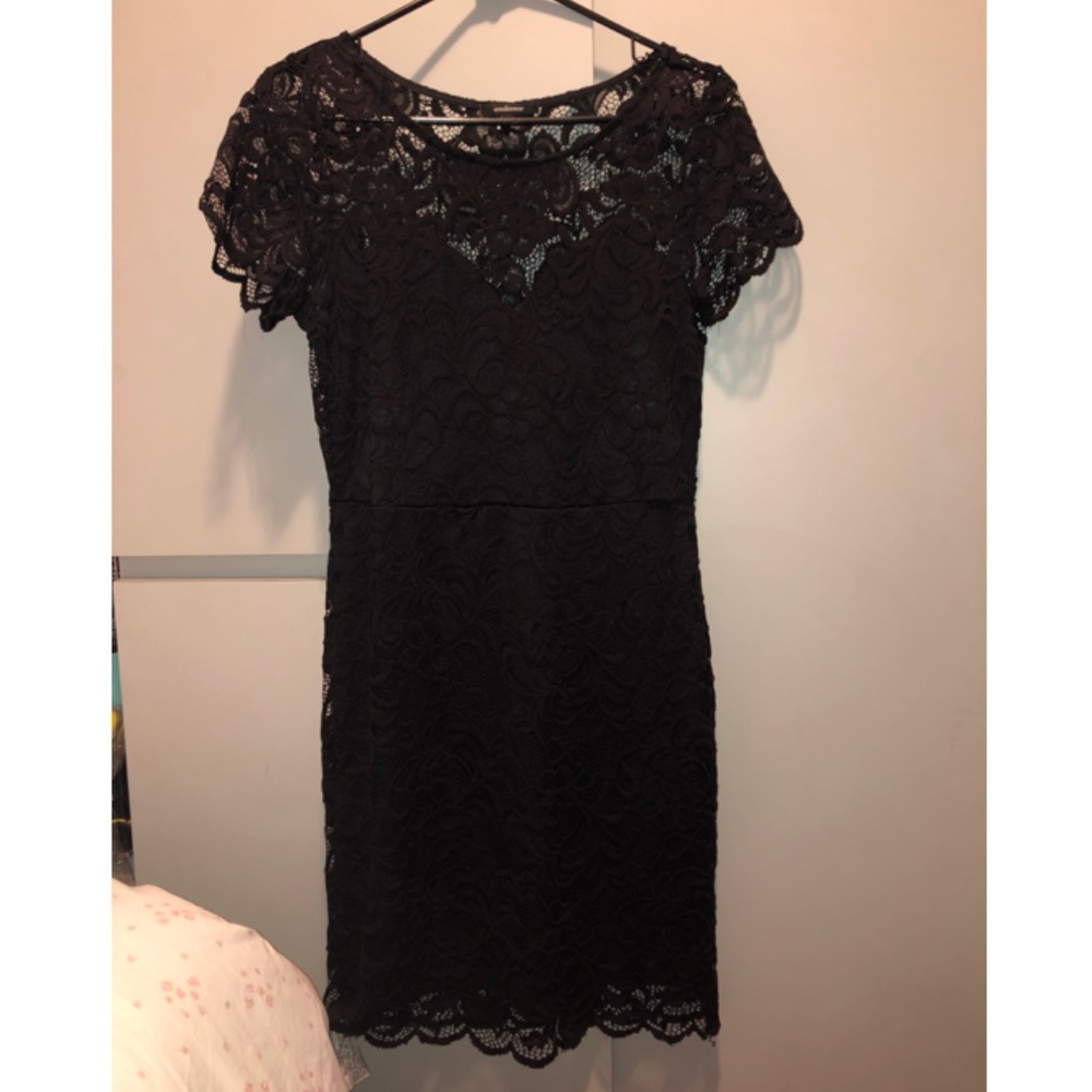 Black Lace Bodycon Ambiance Women's Dress